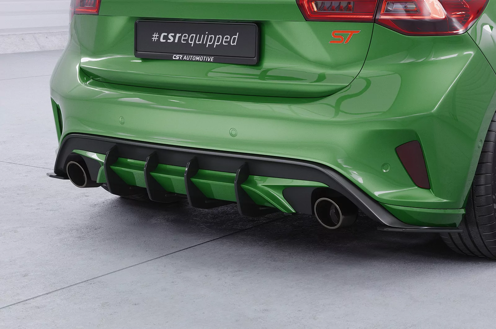 Racing Diffusor / Heckansatz für Ford Focus MK4 ST HA337