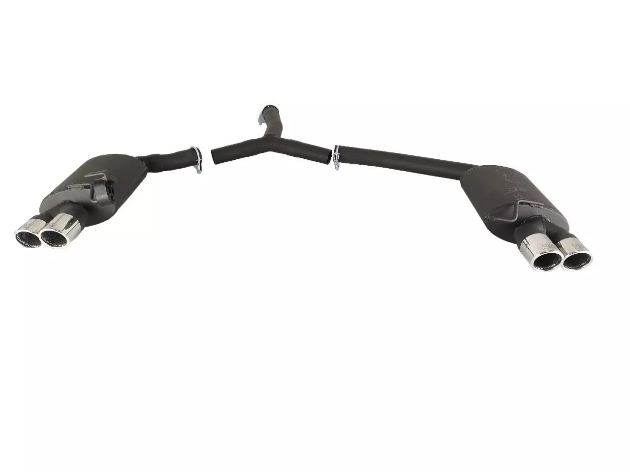 Ulter Sportauspuff für Audi A5  2008-2015 4 Duplex Endrohre rund Ø70