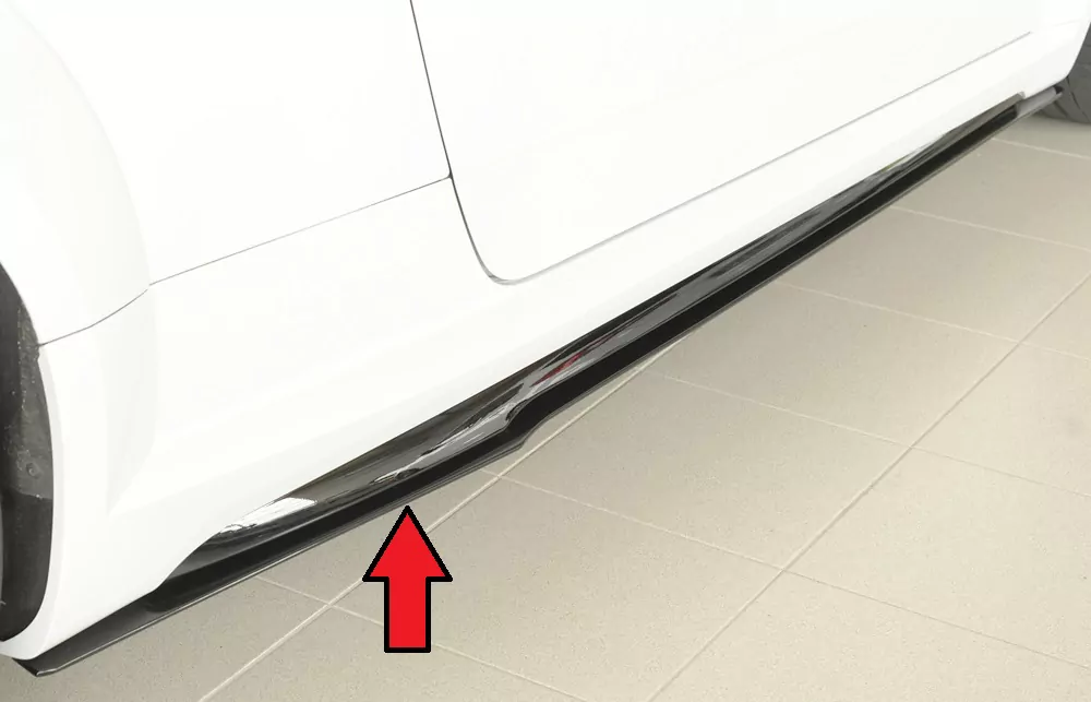 Rieger Seitenschwelleransatz für Audi TT (8J-FV/8S) | Roadster 09.18- (ab Facelift) nur für S-Line-Schweller auch TTS / TT-RS