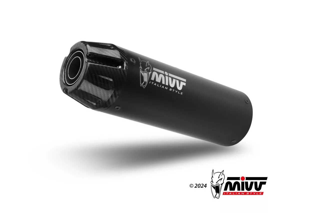 MIVV HR-1 Edelstahl Schwarz KAWASAKI VULCAN S 17-23
