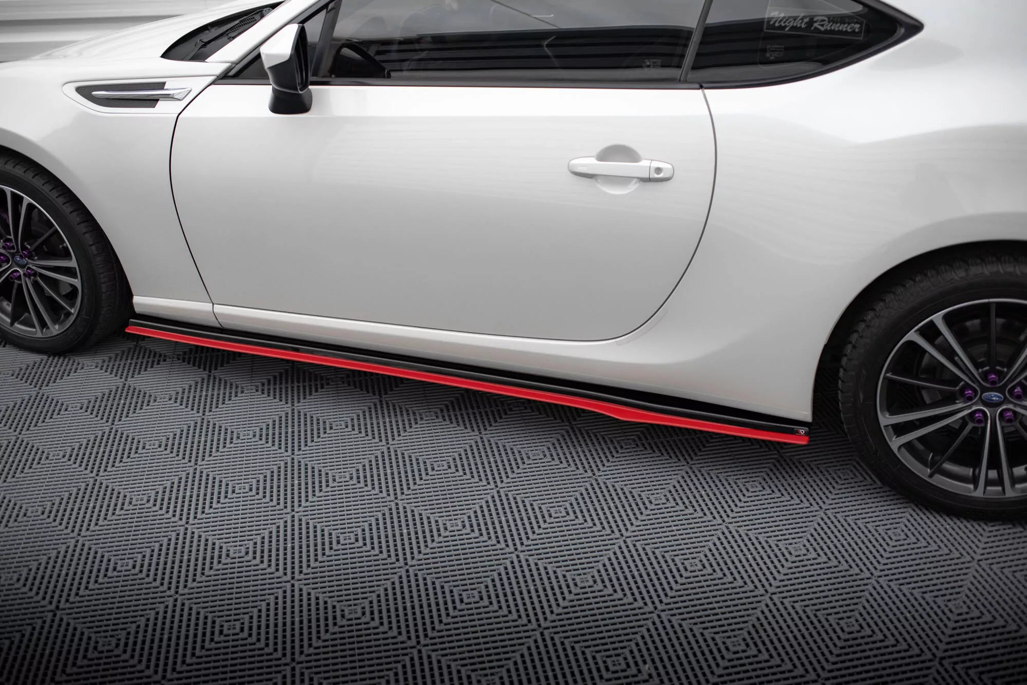 Seitenschweller Ansatz Passend Für V.2 Passend Für SUBARU BRZ/ TOYOTA GT86 FL  Schwarz Hochglanz Schwarz Hochglanz