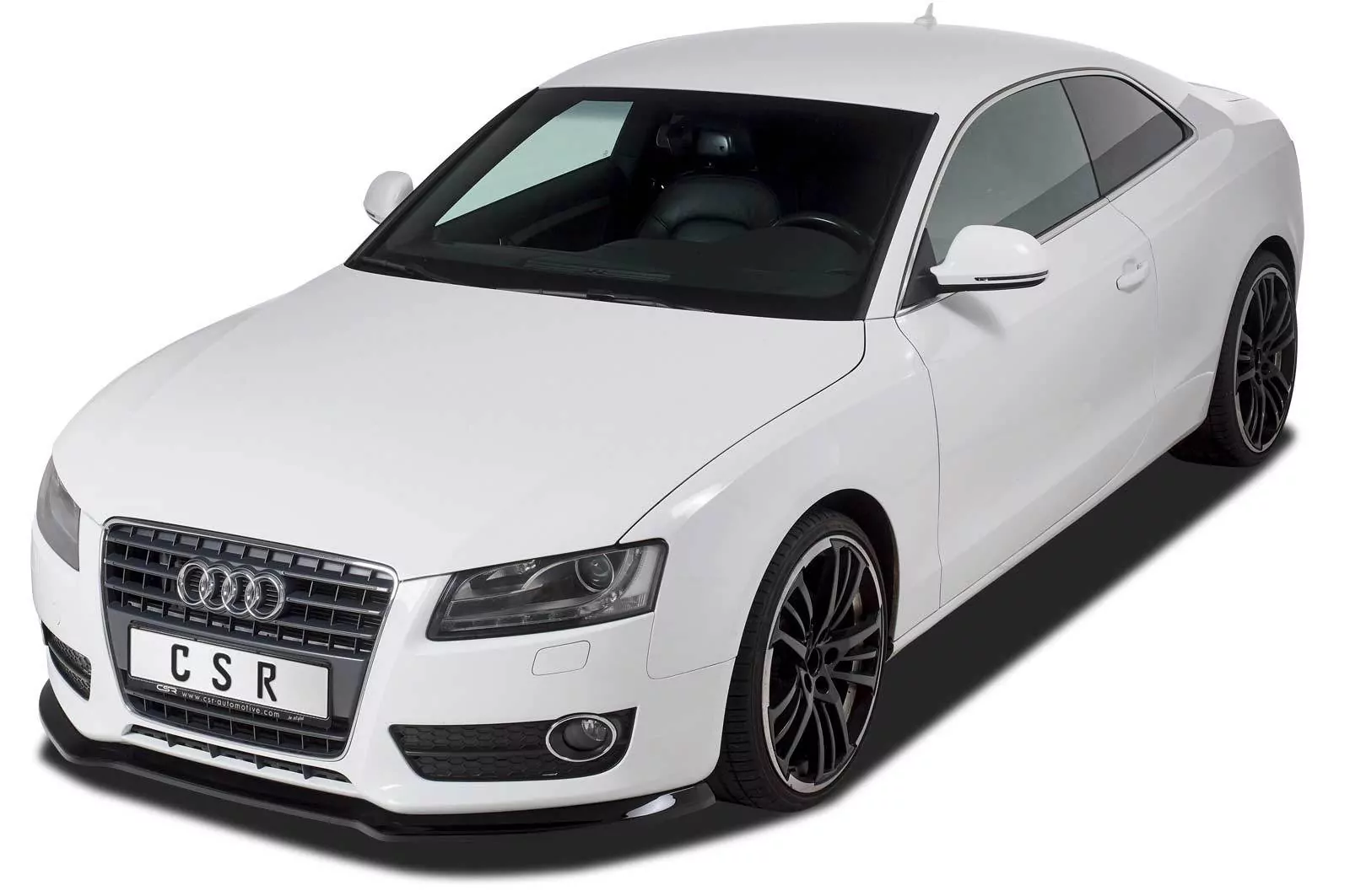 Cup-Spoilerlippe mit ABE für Audi A5 8T CSL378-M Carbon Look (matt)