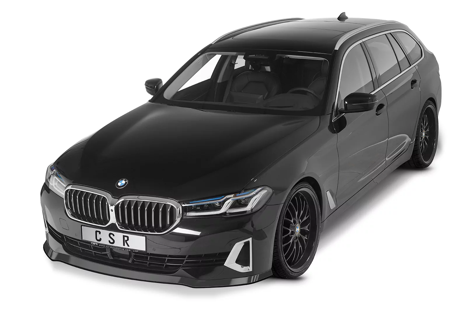 Cup-Spoilerlippe mit ABE für BMW 5er (G30/G31) LCI CSL531 Schwarz Strukturiert