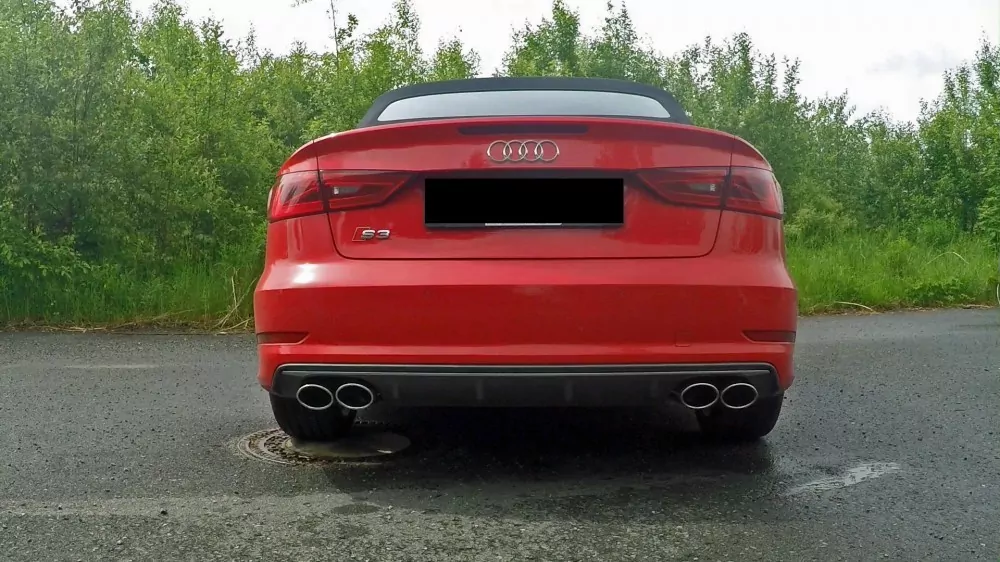 Audi S3 - 8V Stufenheck + Cabrio  Endschalldämpfer Ausgang rechts/links - 2x106x71 Typ 44 rechts/links