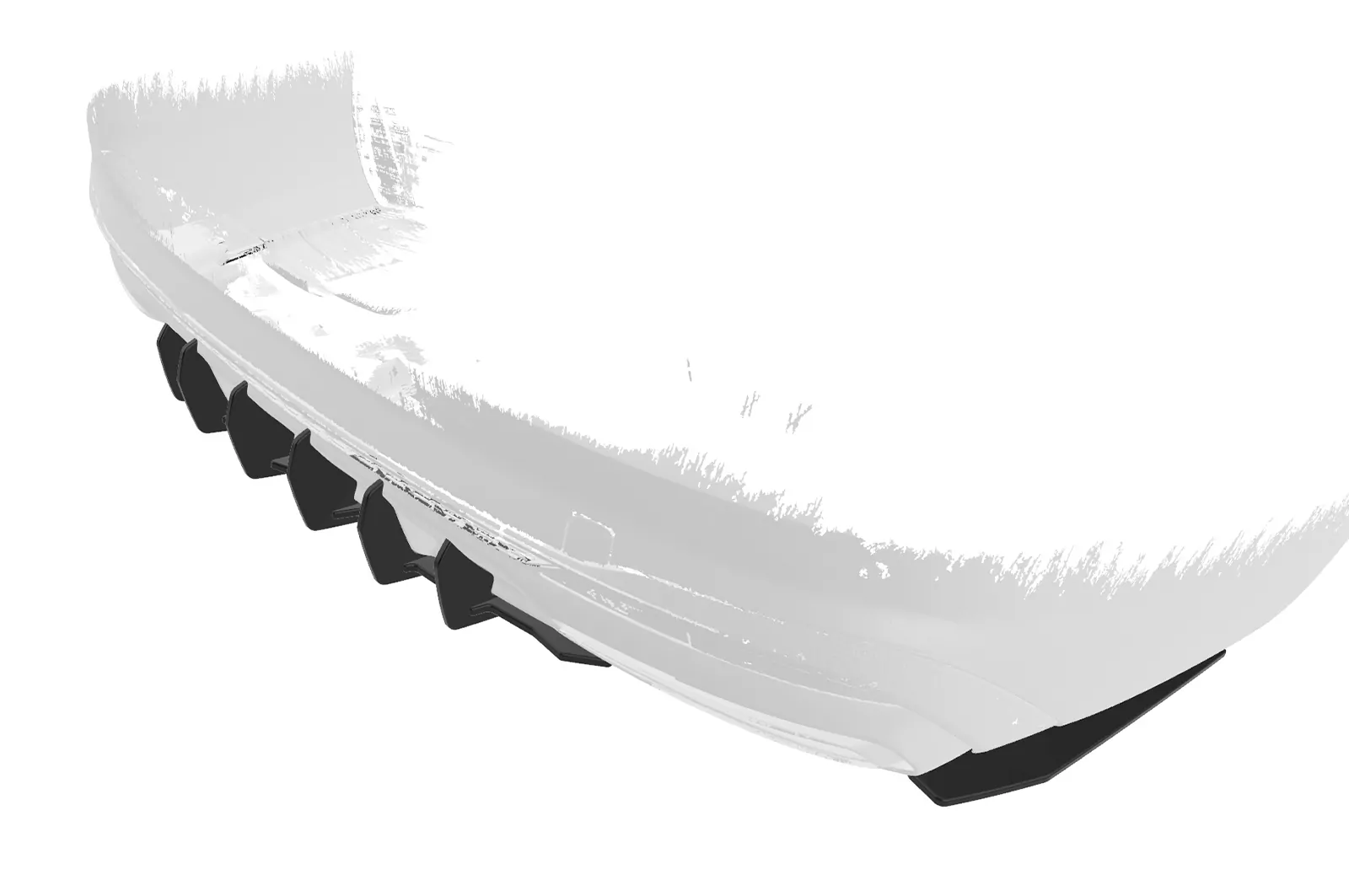 Racing Diffusor / Heckansatz für Audi A4 B9 (Typ 8W) Avant S-Line HA366