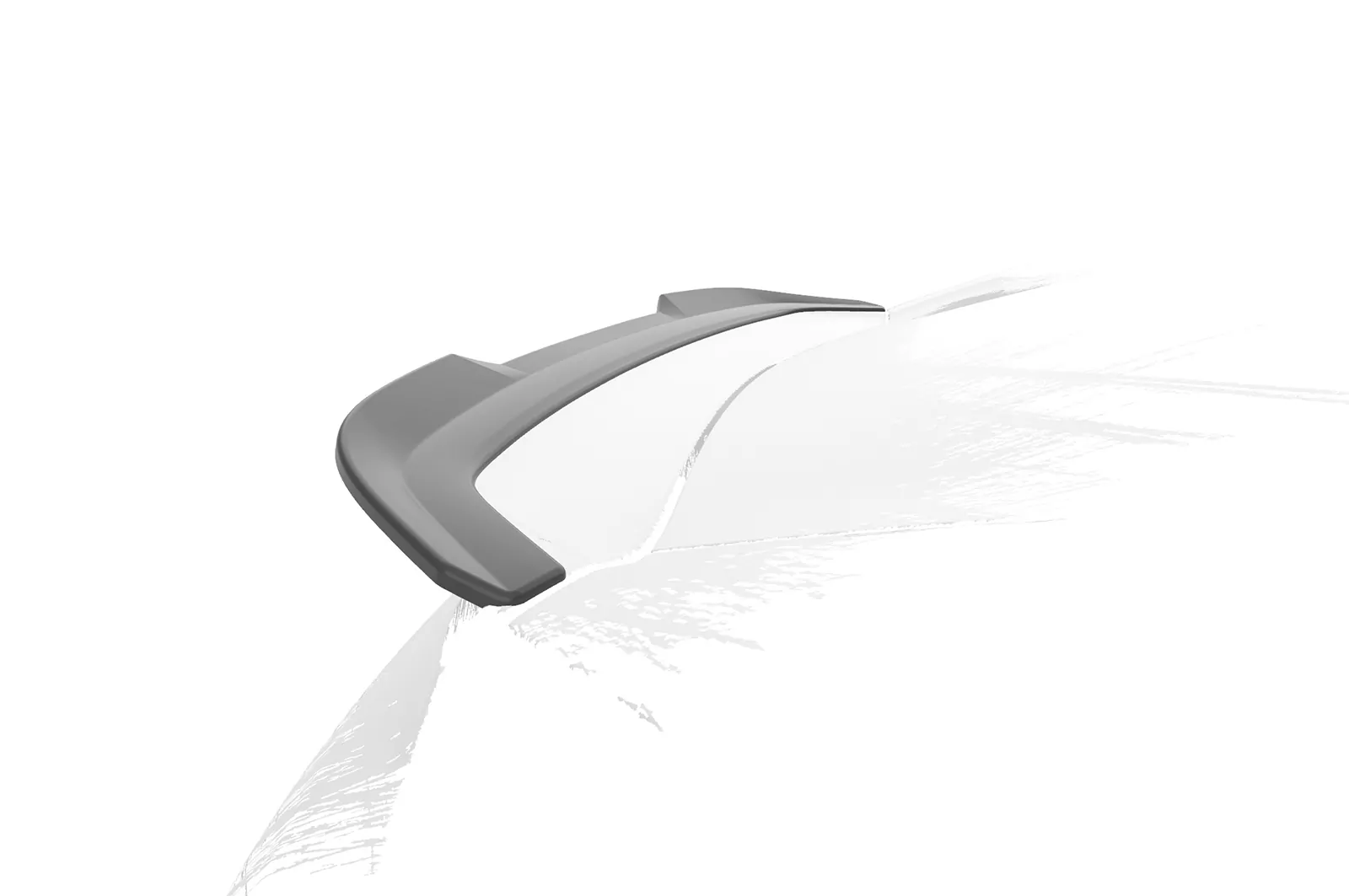 Heckflügel mit ABE für Porsche 718 Boxster (Typ 982) HF940 Schwarz Strukturiert