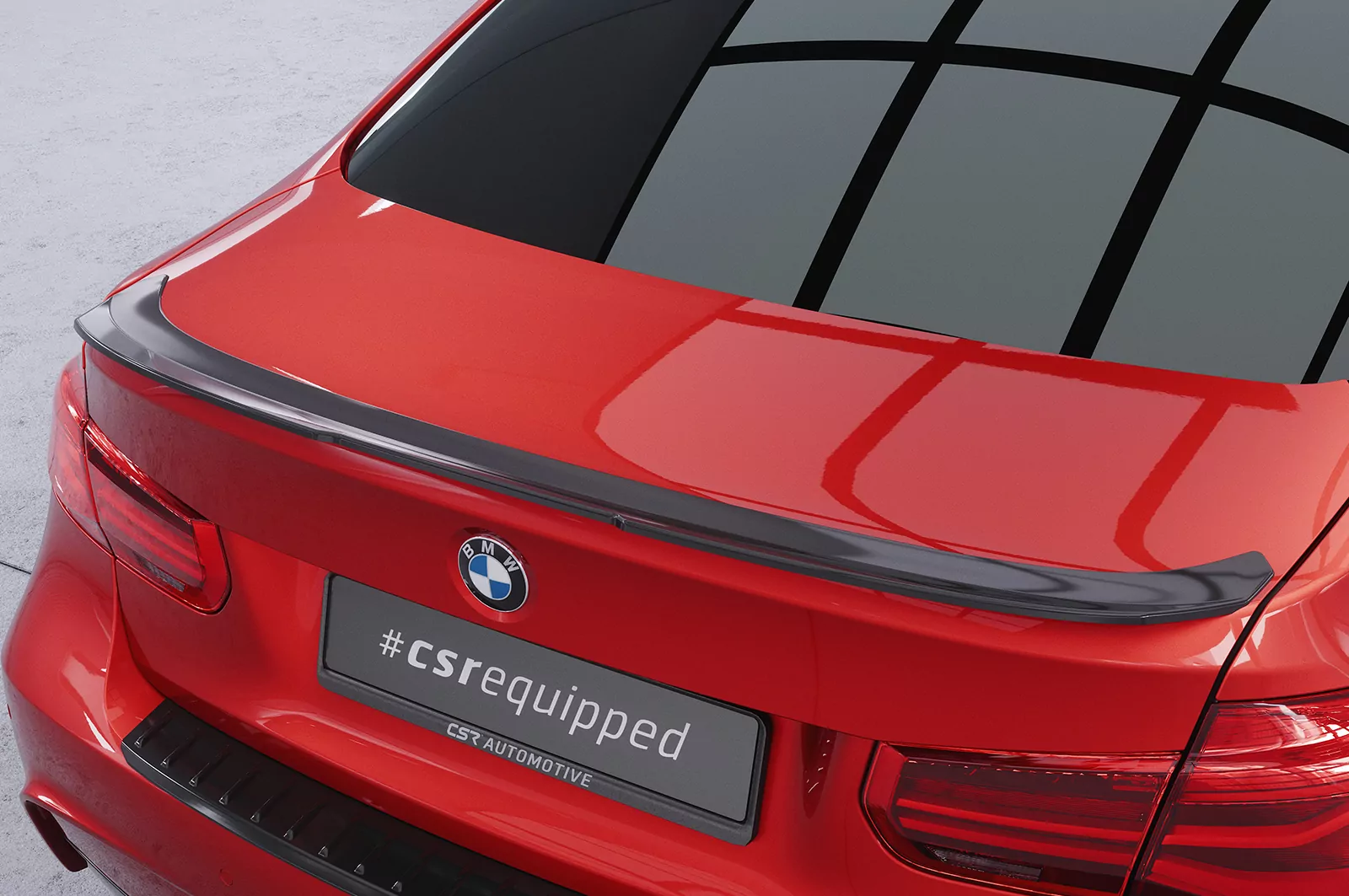 Heckflügel mit ABE für BMW 3er F30 HF600 Strukturiert (schwarz matt)