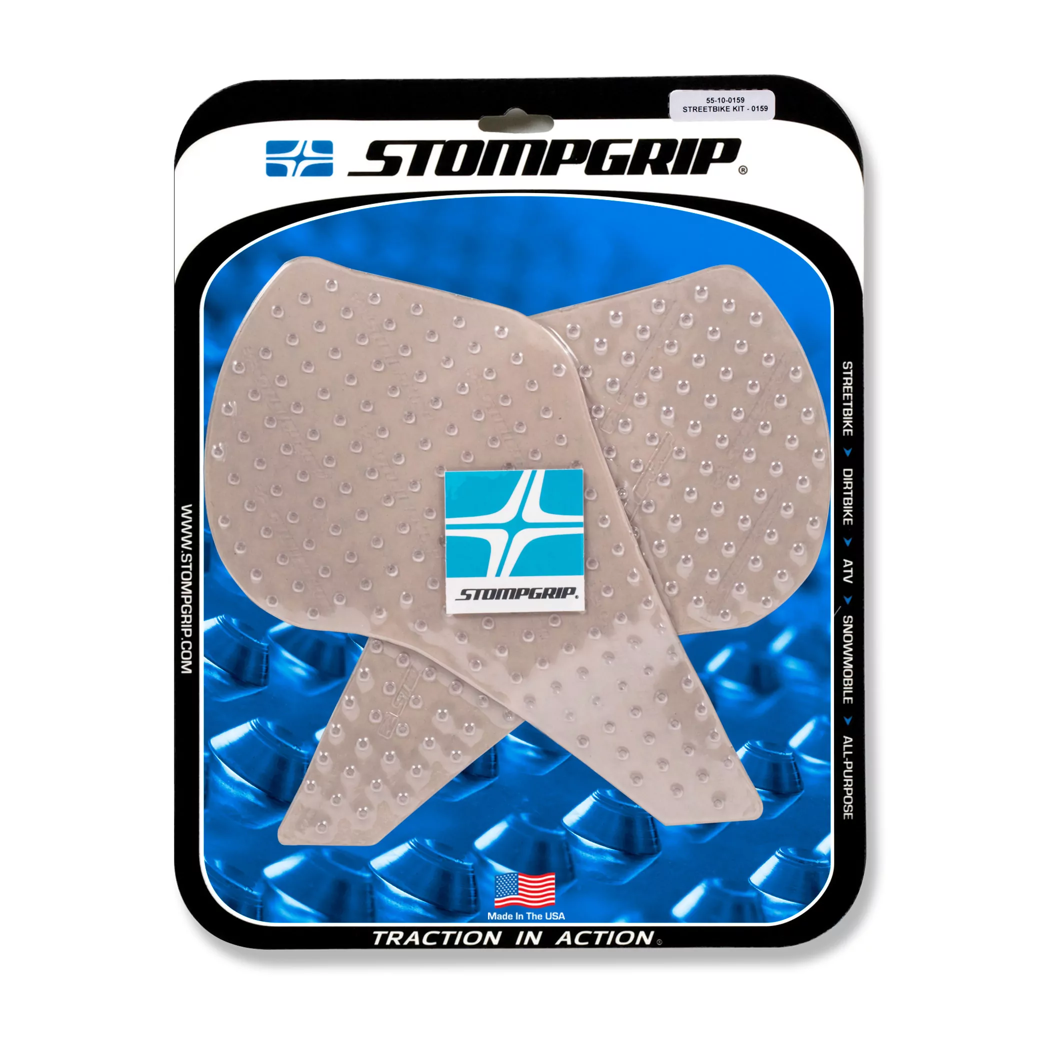 Stompgrip Traction Pad Volcano für Honda CRF1000 L Africa Twin Adventure Sport 18-22 Klar