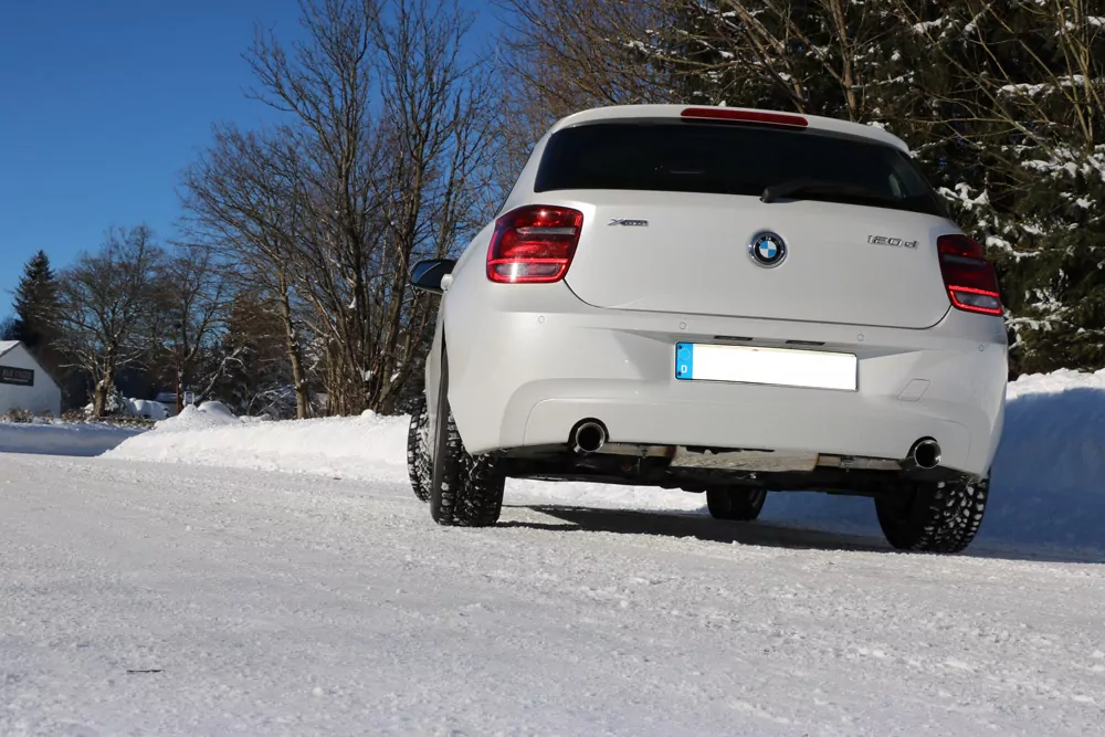 BMW F20/F21 - 120d  Endschalldämpfer quer Ausgang rechts/links - 1x90 Typ 25 rechts/links