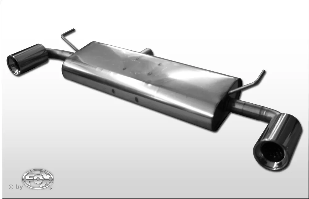 Renault Koleos Benzin  Endschalldämpfer quer Ausgang rechts/links - 1x100 Typ 17 rechts/links