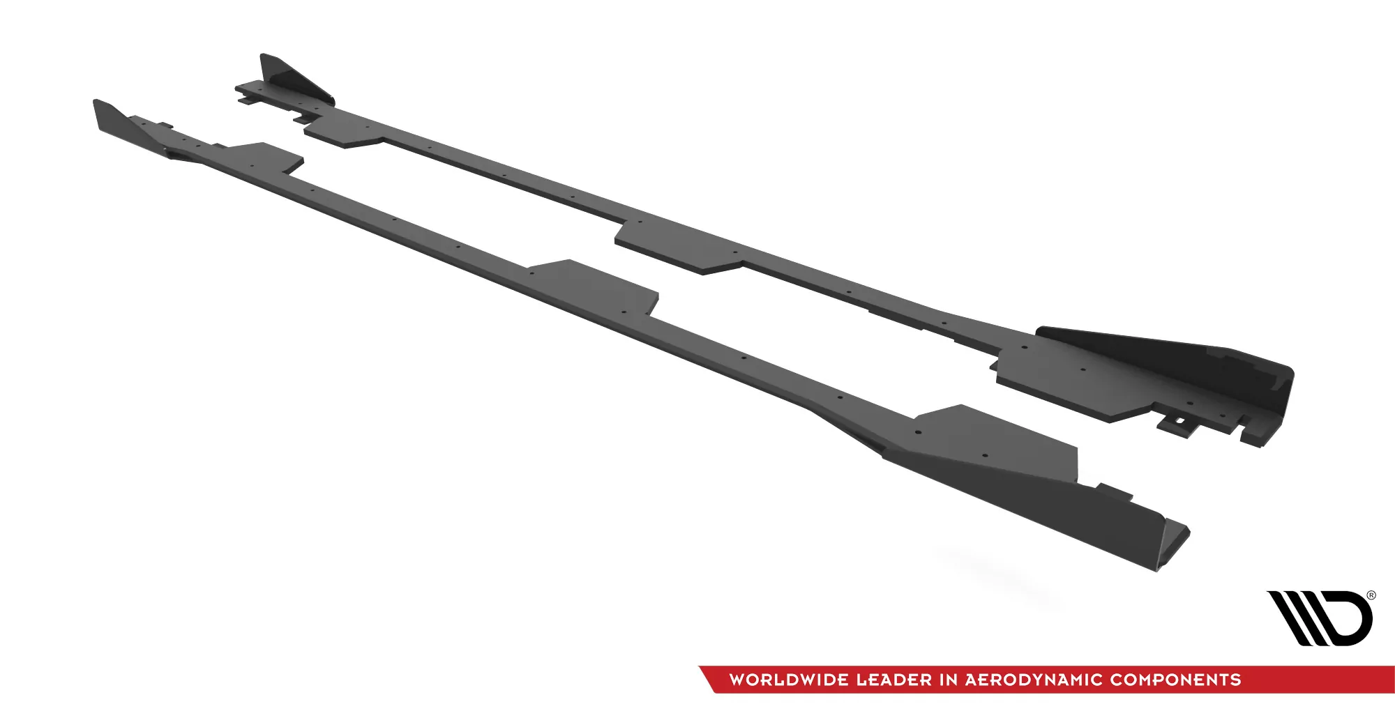 Street Pro Seitenschweller Ansatz Für + Flaps Subaru BRZ Mk1 / Mk1 Facelift Schwarz Hochglanz