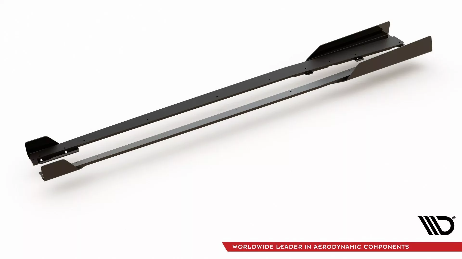 Rennen Haltbarkeit Seitenschweller Ansatz Passend Für + Flaps Audi RS3 8V Sportback Schwarz Hochglanz