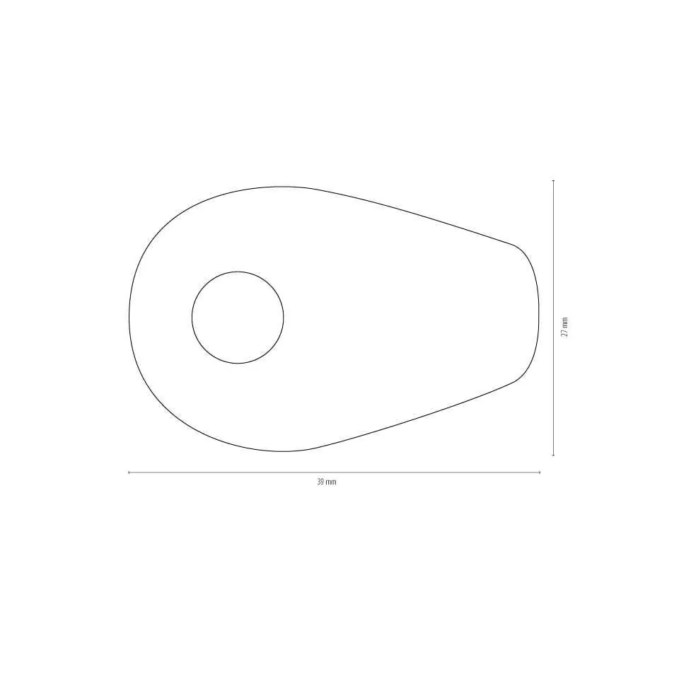 HIGHSIDER smart Montageplatten Indy Spacer Aluminium Schwarz, Für diverse Yamaha