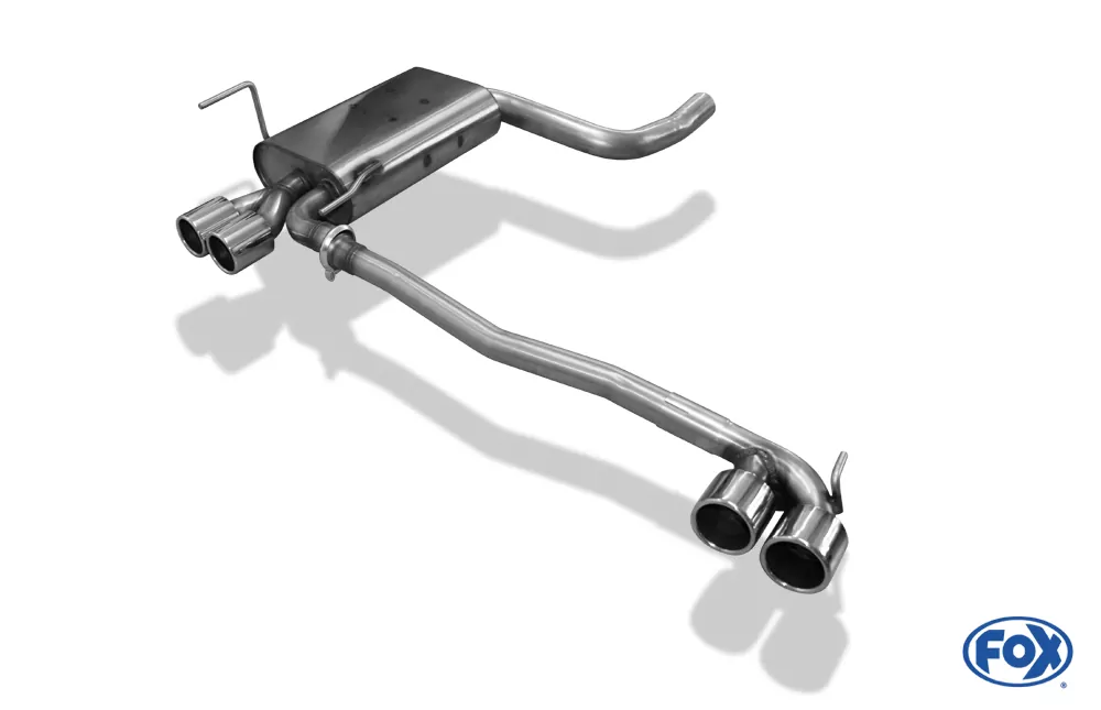 Mercedes CLK Typ 208  Endschalldämpfer Ausgang rechts/links - 2x76 Typ 12 rechts/links