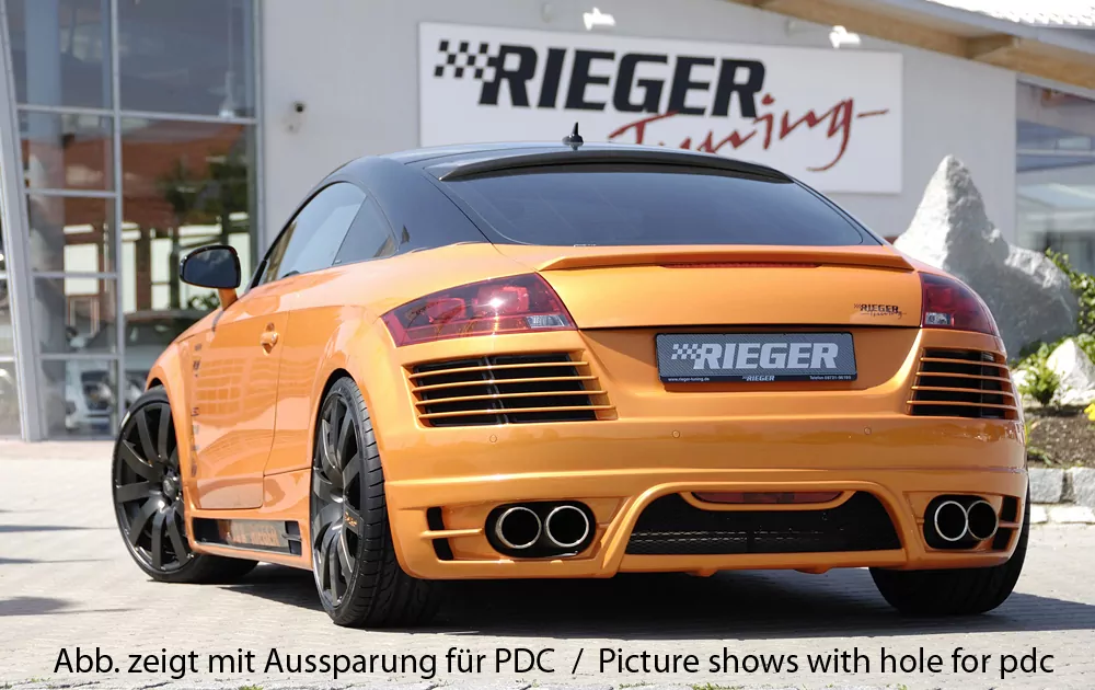 Rieger Heckschürze für Audi TT (8J) - Roadster 09.06- carbon optik