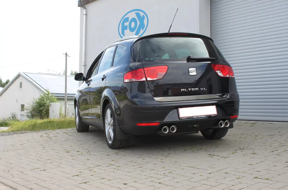 Seat Altea XL 5P - Frontantrieb  Endschalldämpfer Ausgang rechts/links - 2x80 Typ 17 rechts/links