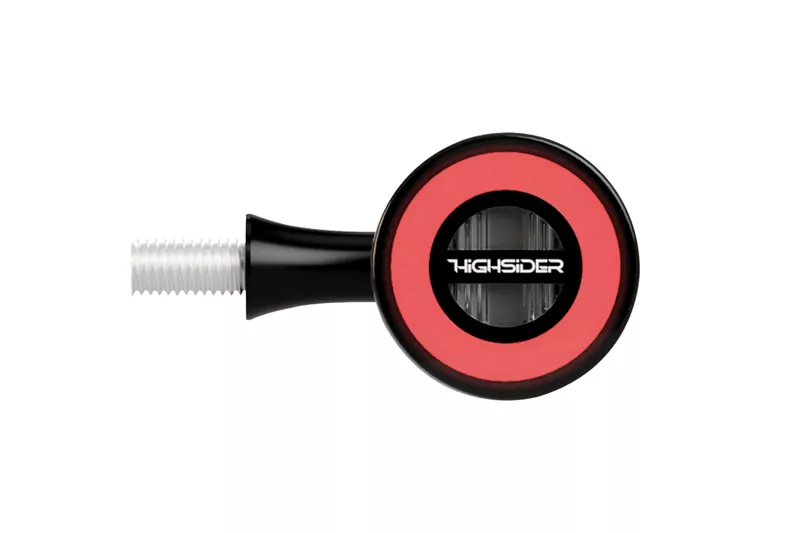 HIGHSIDER pro Rocket Bullet LED Taillight/Indicator Black/Smoke 3in1, E-Approved (Pair)