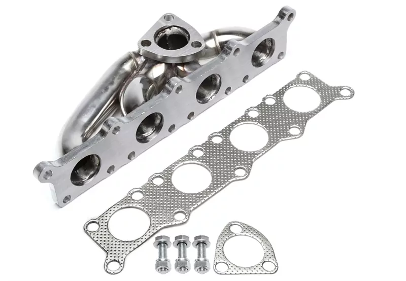 TA Technix Edelstahl Turbokrümmer mit K03/K04 Flansch für 1.8T Turbo Motoren passend für Audi / Seat / Skoda / VW
