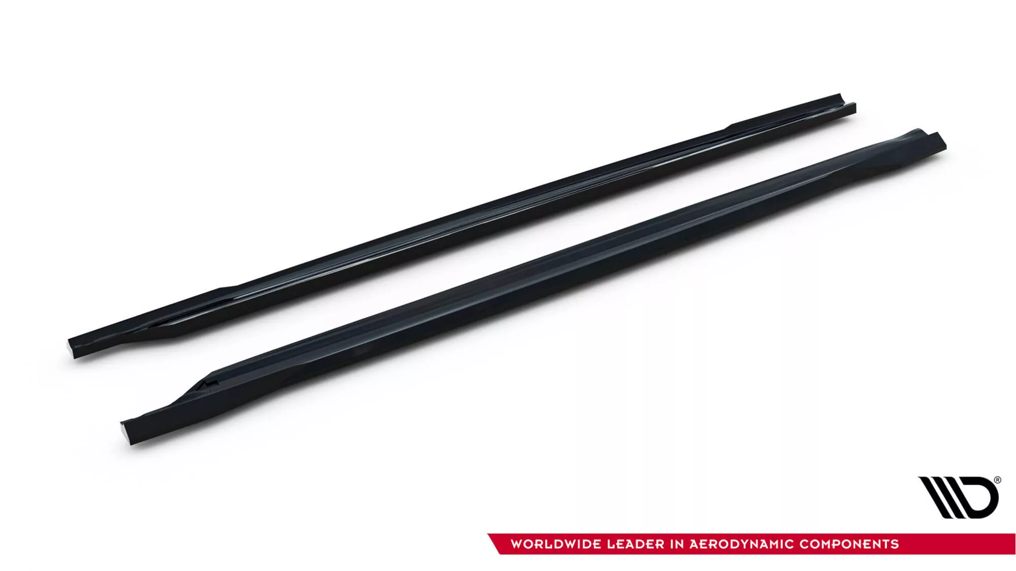 Seitenschweller Ansatz Für V.1 Für Skoda Octavia RS Liftback / Combi Mk4 / Mk4 Facelift Schwarz Hochglanz