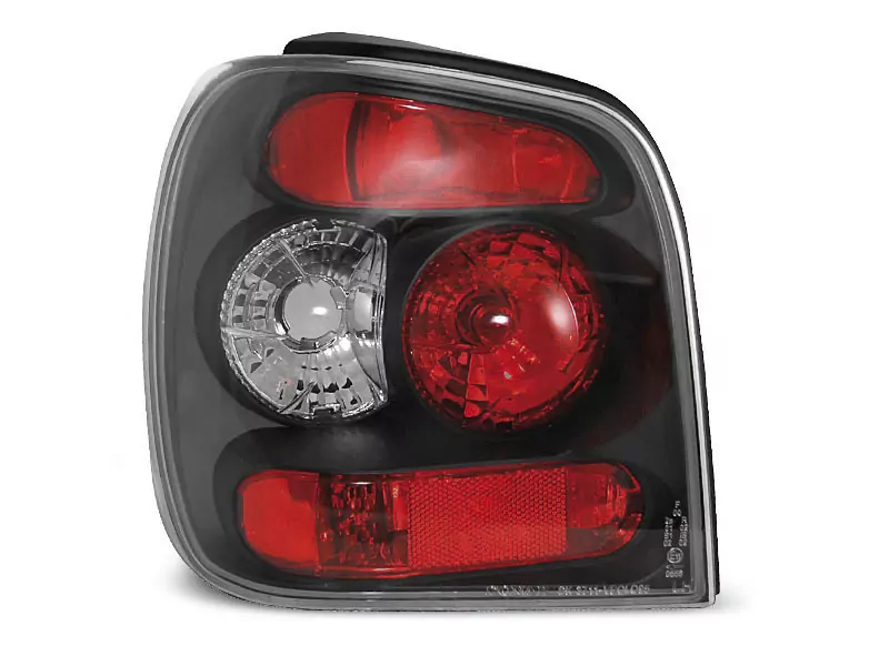 Tail Lights Black Fits Vw Polo 6n 10.94-09.99