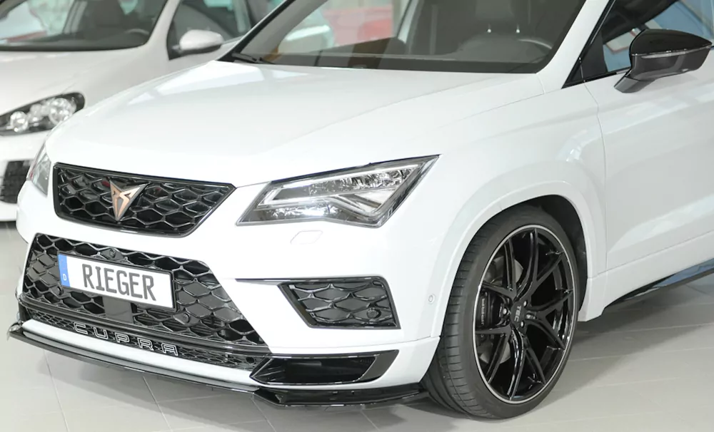 Rieger Spoilerschwert glanz schwarz für Seat Ateca Cupra (5FP)  09.18-07.20 (bis Facelift)