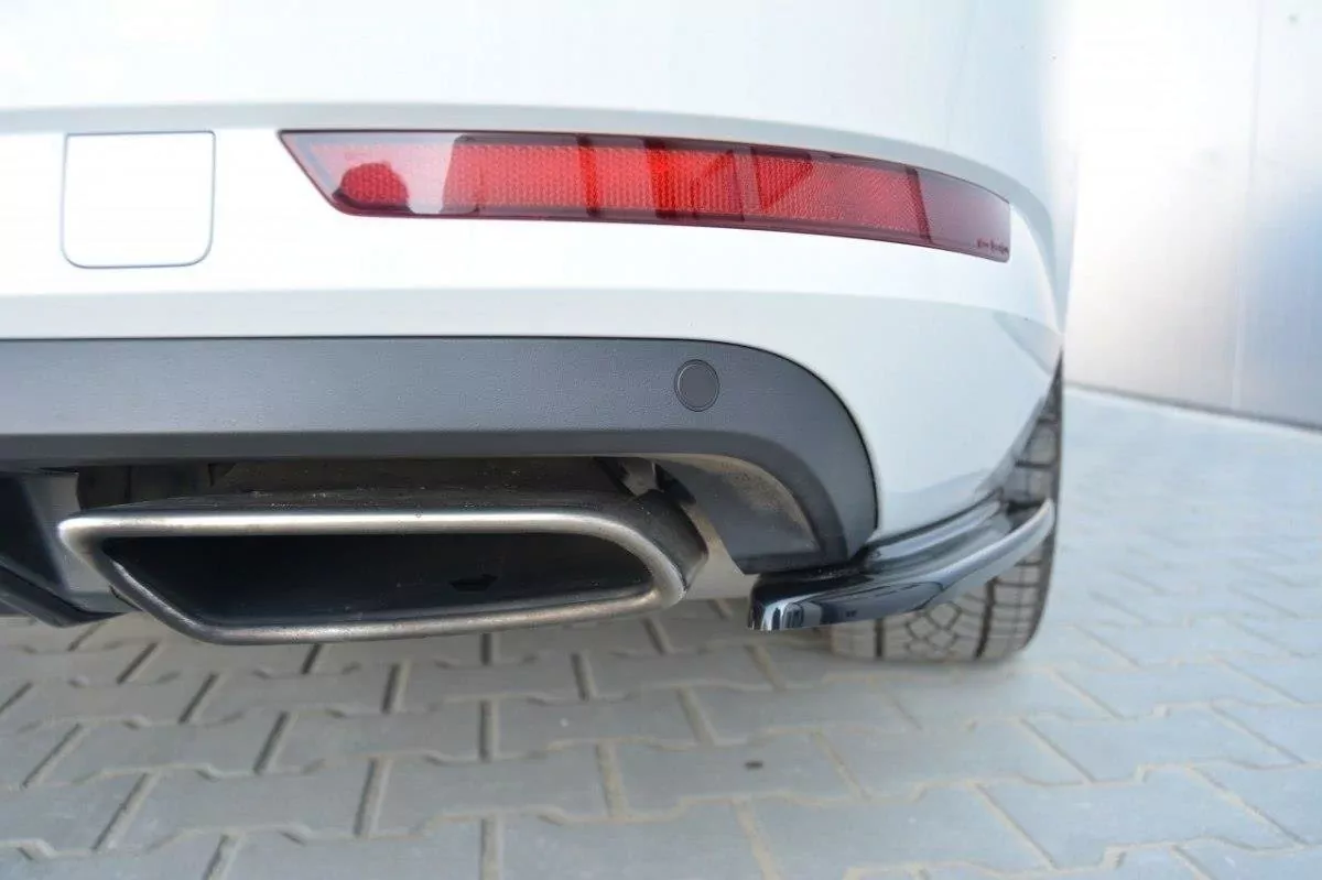 Heck Ansatz Flaps Diffusor Passend Für Diffusor Passend Für SKODA SUPERB III Schwarz Hochglanz Schwarz Hochglanz