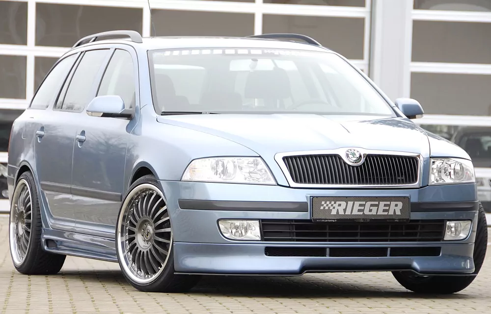 Rieger Spoilerlippe für Skoda Octavia (1Z) Lim. 06.04-10.08 (bis Facelift)