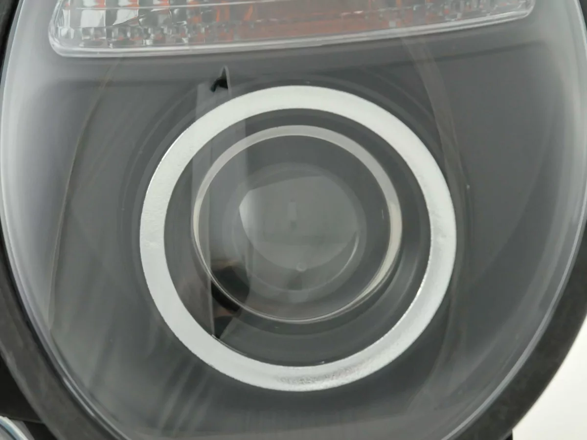 Scheinwerfer Set Mercedes E-Klasse Typ W210 Bj. 99-01 schwarz