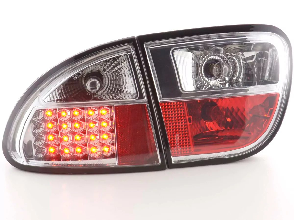 LED Rückleuchten Set Seat Leon Typ 1M Bj. 1997-2005 chrom