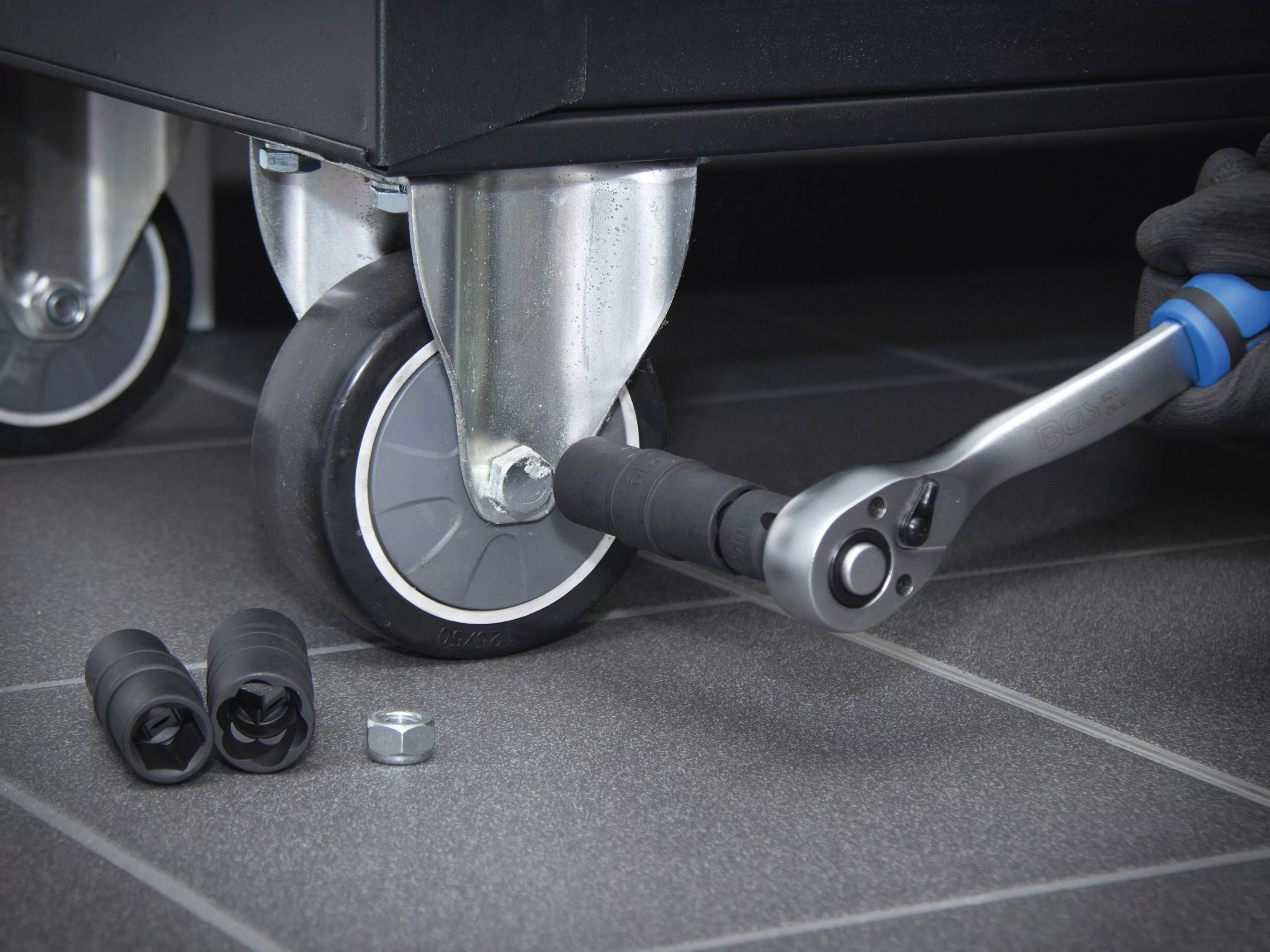 Kraft-Spezial-Steckschlüssel-Wendeeinssatz-Satz | Sechskant & Schraubendreher 17 - 19 - 21 mm | 12,5 mm (1/2") | 3-tlg.