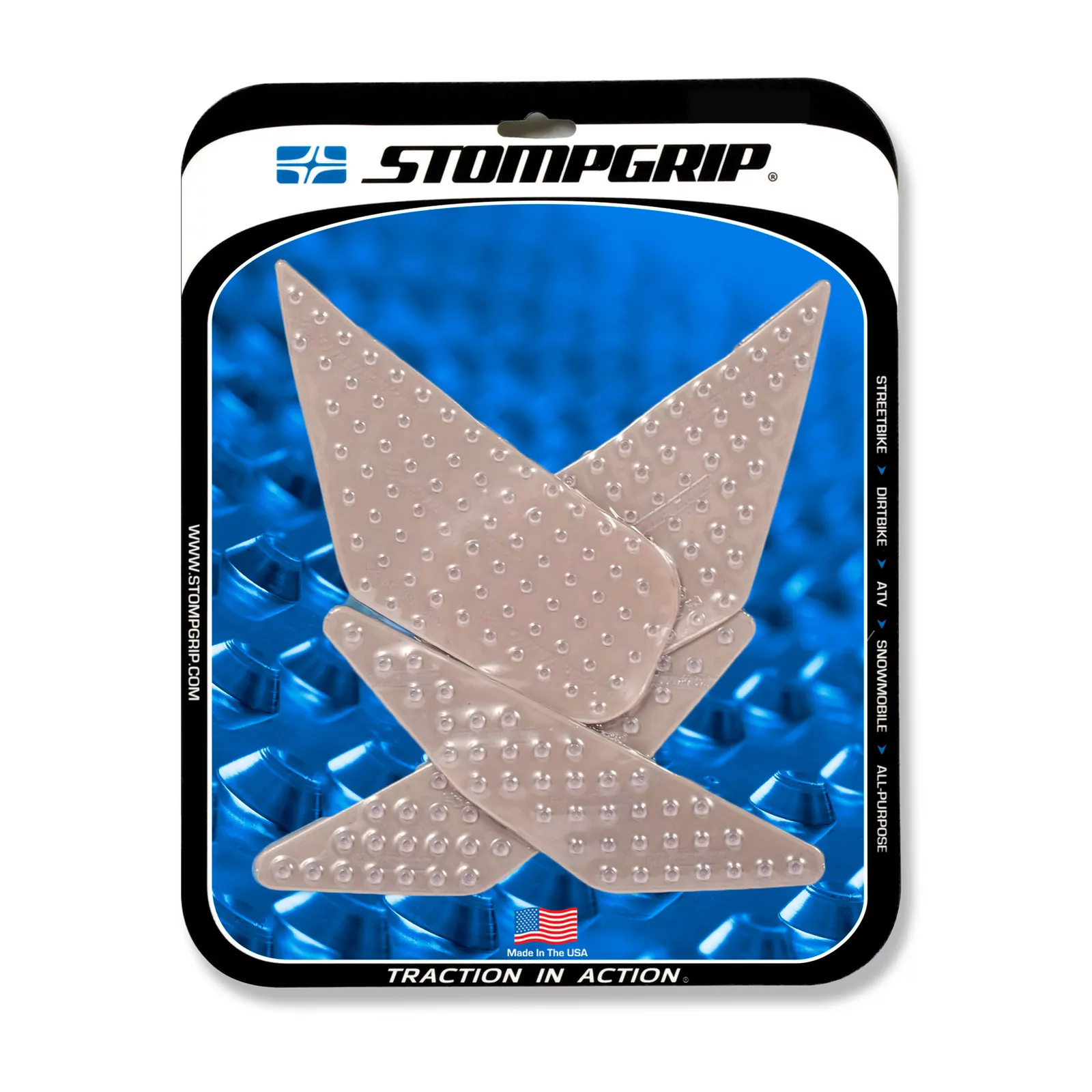 Stompgrip Traction Pad Volcano für Triumph Speed Triple 16-20 Klar