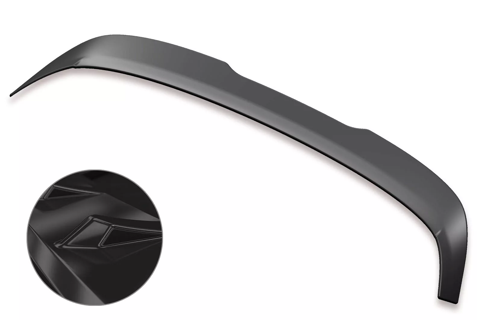 Heckflügel mit ABE für VW Golf 8 GTI, GTD, GTE, R, R-Line Glossy (schwarz hochglanz)