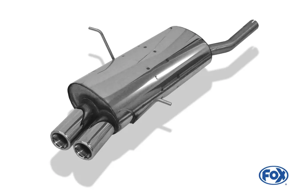 BMW E46 316/ 318  Endschalldämpfer zweiflutig - 2x76 Typ 13