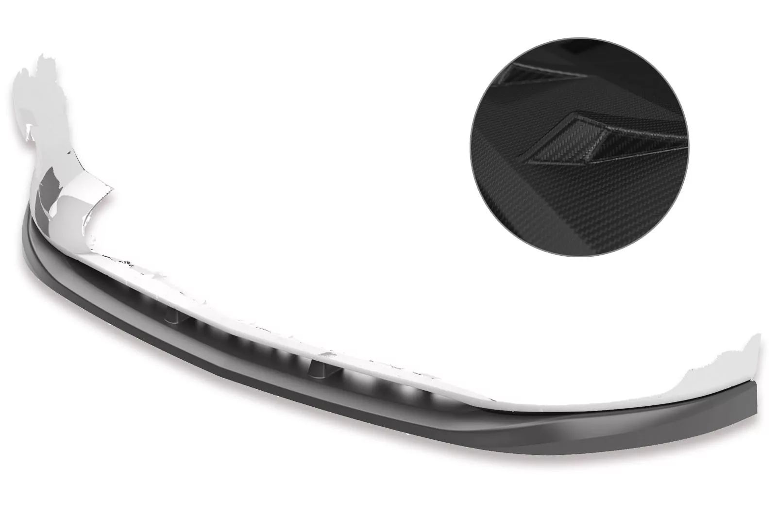 Cup-Spoilerlippe mit ABE für Mercedes Benz Vito 447 CSL439-M Carbon Look (matt)