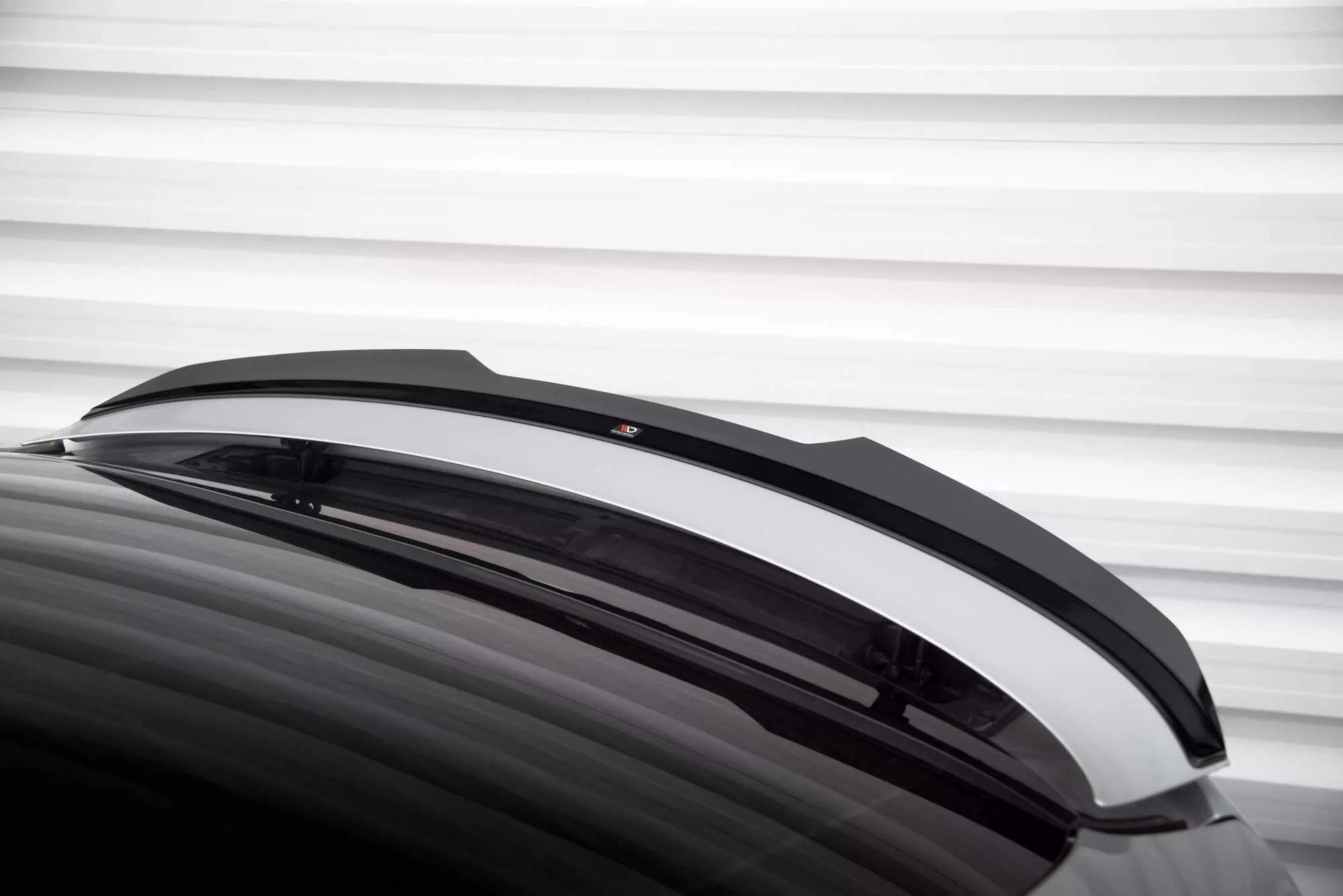 Spoiler CAP Für BMW 3er GT F34 Schwarz Hochglanz