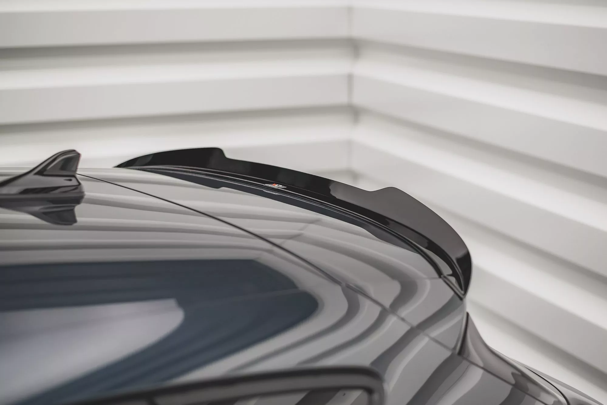 Spoiler CAP Für Seat Leon FR / Cupra Leon Hatchback Mk4 Schwarz Hochglanz