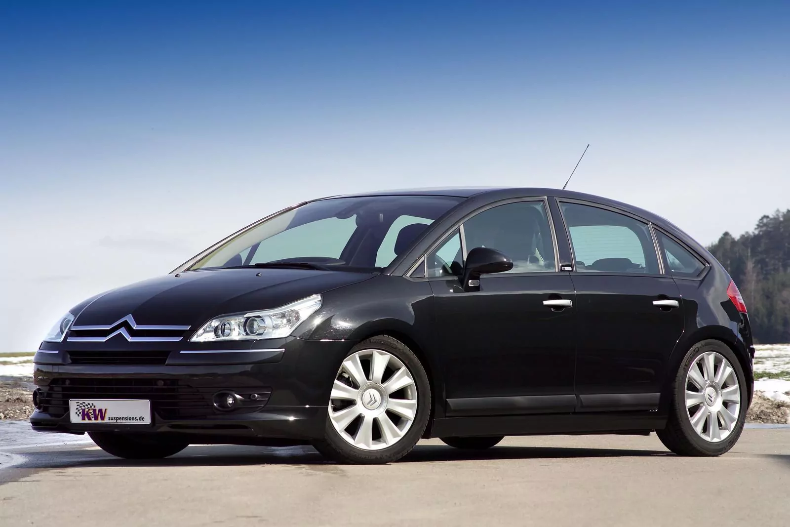 KW Gewindefahrwerk V1 inox CITROËN C4 Saloon (L_) 07/2006-11/2012