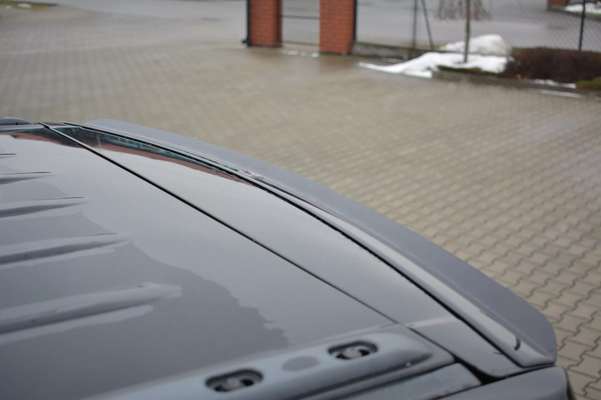 Spoiler CAP Passend Für Passend Für JEEP GRAND CHEROKEE WK STR8 Schwarz Hochglanz Schwarz Hochglanz