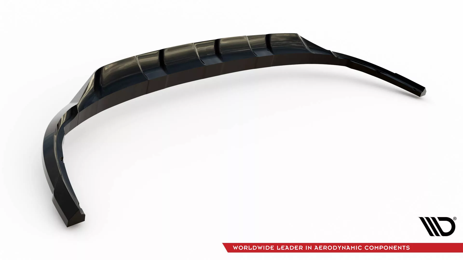 Hinten Splitter (mit Einem Vertikalem Balken) Renault Espace Mk5 Facelift Schwarz Hochglanz