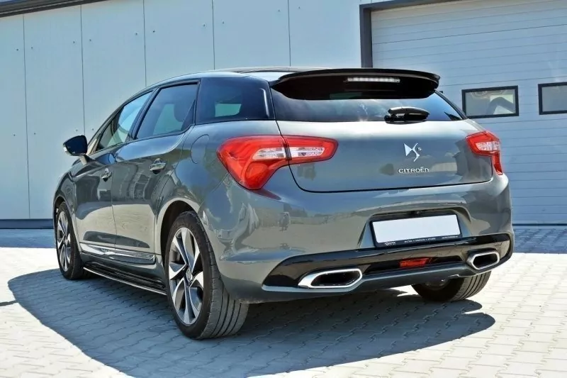 Spoiler CAP Passend Für Passend Für CITROEN DS5 FL, Vor FL Schwarz Hochglanz Schwarz Hochglanz