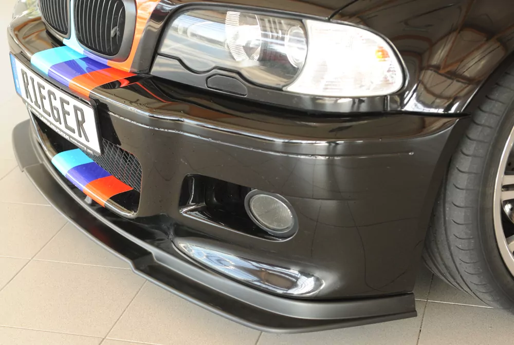 Rieger Spoilerlippe für BMW 3er E46 M3 - Cabrio 06.00- carbon optik
