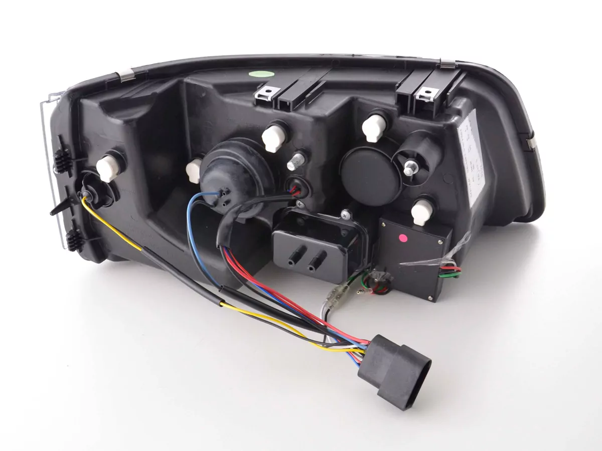 Scheinwerfer Set Daylight LED Tagfahrlicht VW Bus T5 Bj. 03-09 schwarz