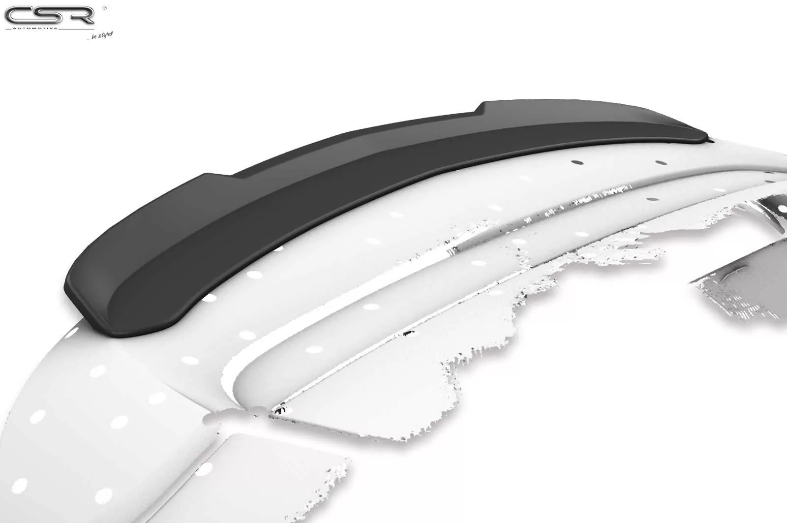 Heckflügel mit ABE für Opel Corsa D OPC HF737 Strukturiert (schwarz matt)