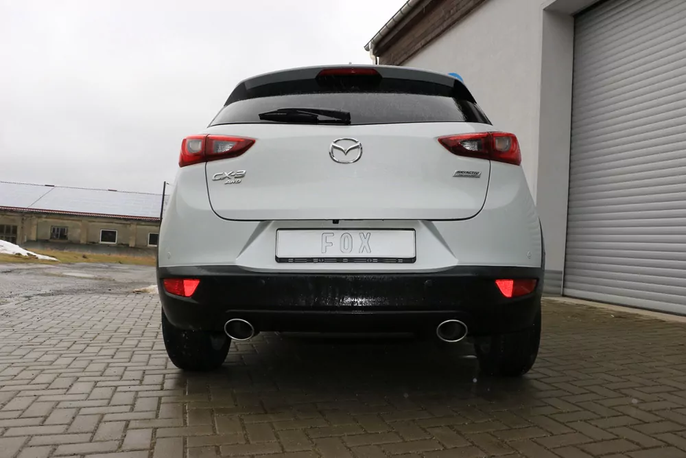 Mazda CX3 Benzin - DK AWD  Endschalldämpfer quer rechts/links - 115x85 Typ 32 rechts/links