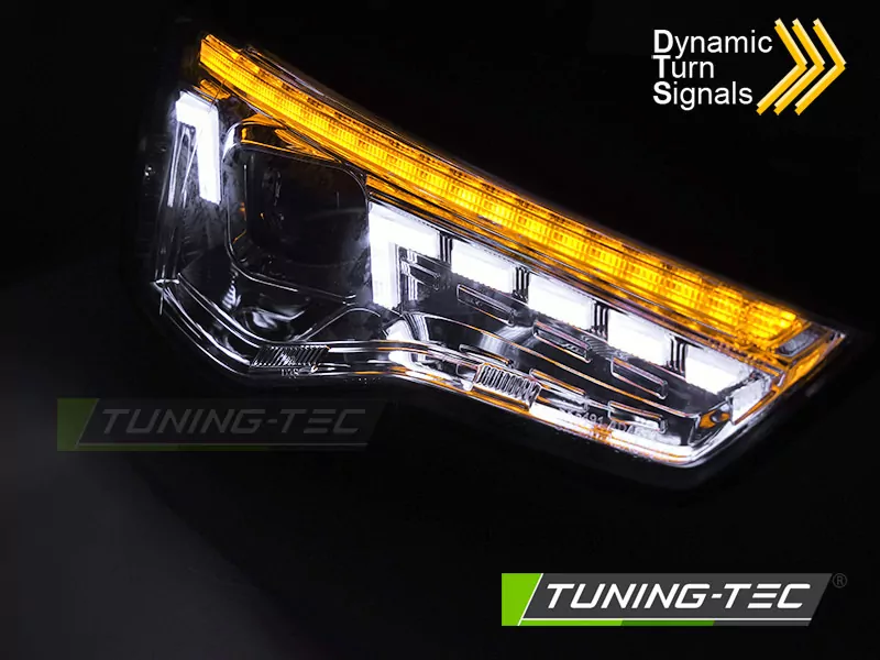 Led Headlights Led Chrome Seq Fits Audi A5 11-16