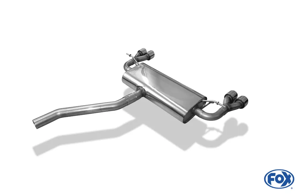 Mercedes A-Klasse W176 - Brabus Stoßstange  Endschalldämpfer quer Ausgang rechts/links - 2x76 Typ 16 rechts/links