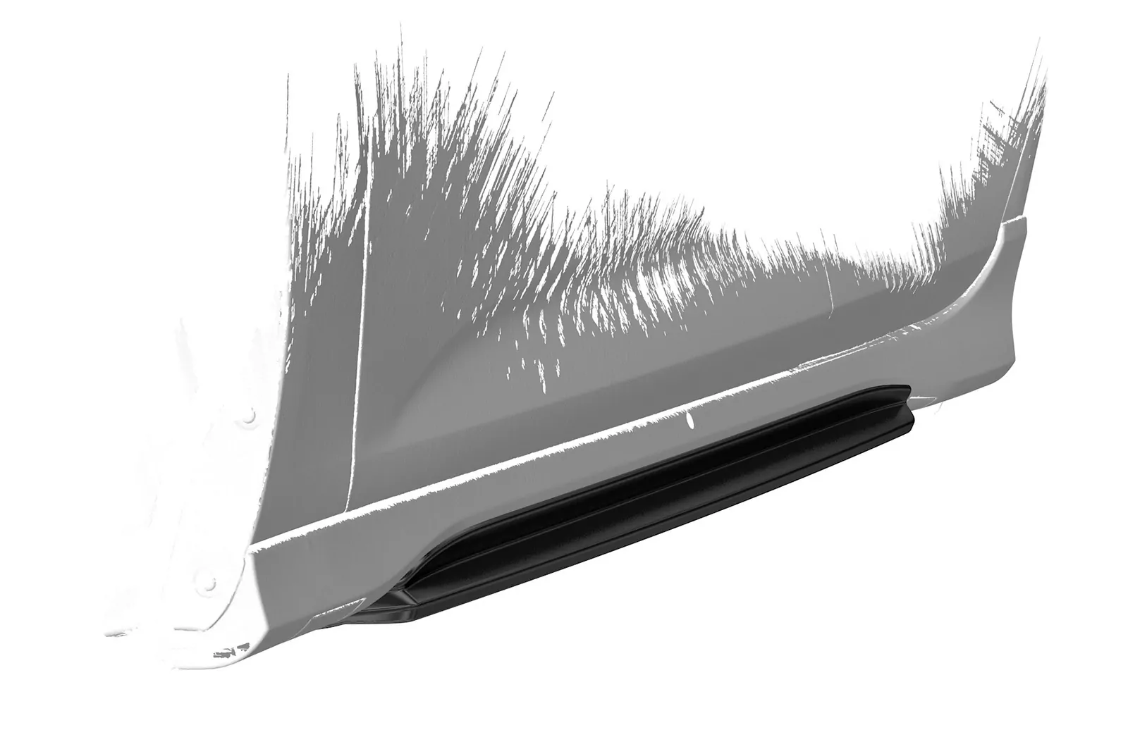 Seitenschweller für Opel Insignia B GSI / GS Line Plus SS477 Strukturiert (schwarz matt)