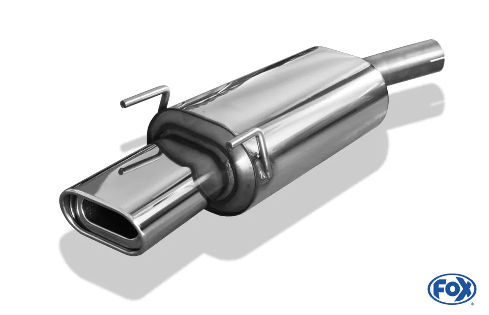 Opel Corsa B  Endschalldämpfer Ø60mm - 135x80 Typ 53