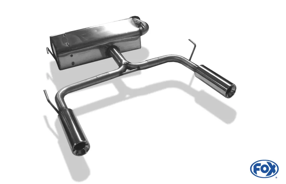 Toyota Celica T23  Endschalldämpfer quer Ausgang rechts/links  - 1x90 Typ 13 rechts/links