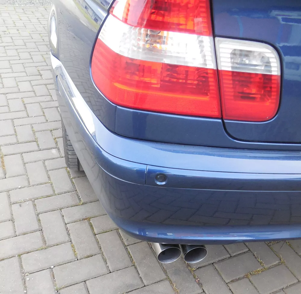 BMW E46 320/ 323/ 325/ 328/ 330  Endschalldämpfer zweiflutig - 2x76 Typ 10